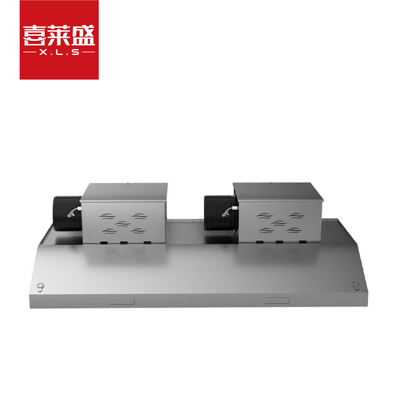 喜莱盛商用油烟机油烟净化器直排油烟机1.5米酒店饭店厨房大吸力不锈钢吸油烟机