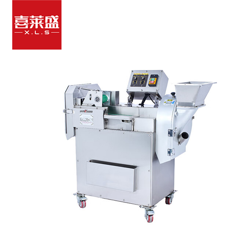 喜莱盛切菜机商用大型土豆胡萝卜青菜切片机学校酒店食堂切段切条切丝机