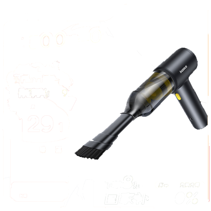 倍思（Baseus）车载吸尘器大吸力无线手持家用桌面汽车便携多功能适配小米su7
