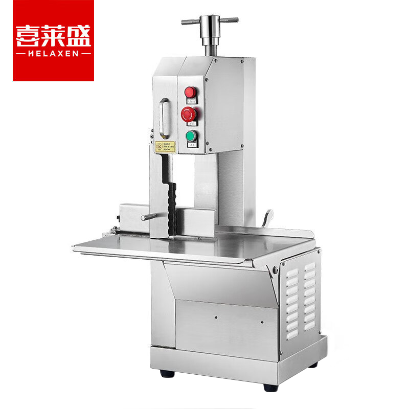 喜莱盛锯骨机商用切肉切骨机火锅店食堂大型台式剁骨切鱼机切牛排骨