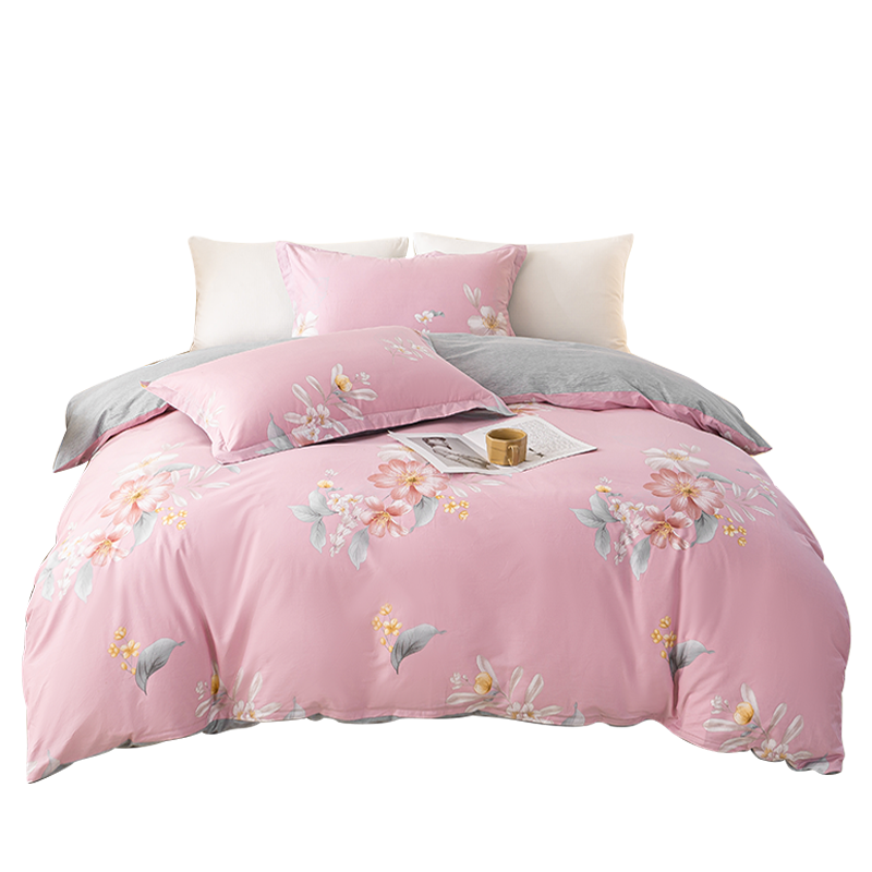 晚安全棉印花四件套-馨欣花妍200*230cm