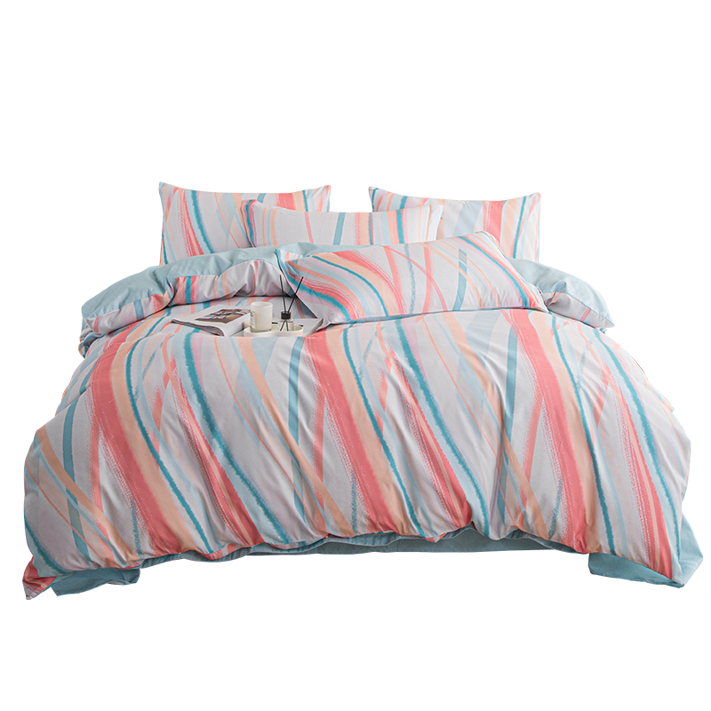 多喜爱/Dohia保暖舒适磨毛四件套  流淌心语203*229cm