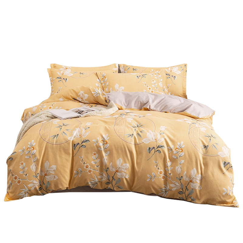 多喜爱/Dohia温暖磨毛四件套 闲庭花开203*229cm