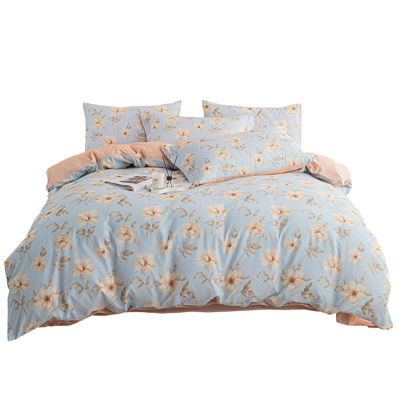 多喜爱/Dohia100%棉（全棉）纱布材料四件套 香溢满庭  203*229cm