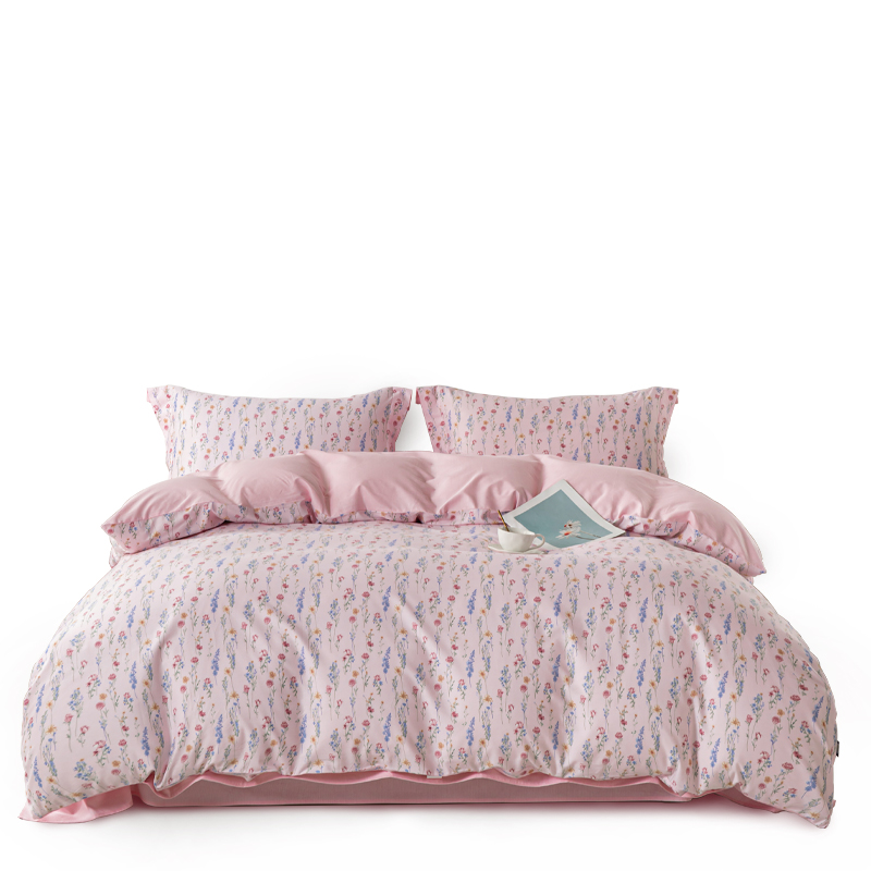 多喜爱/Dohia100%棉（全棉）简约四件套 蔓笙细语203*229cm