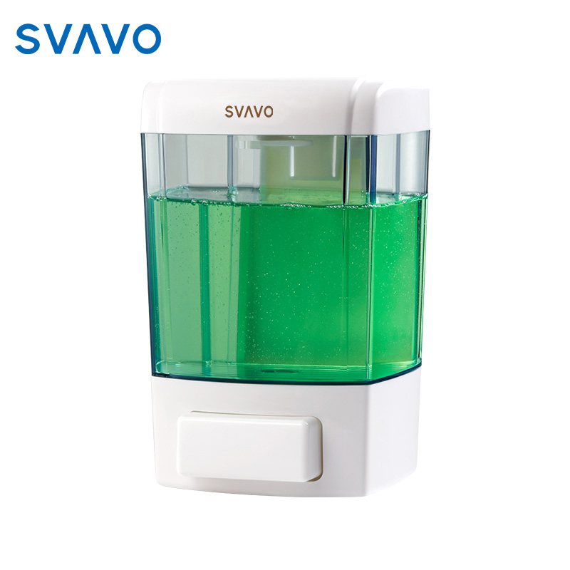 瑞沃（SVAVO）壁挂手动皂液器家用厨房洗洁精按压出液瓶公共卫生间洗手液给液盒