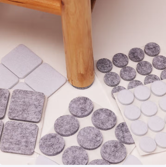 四万公里 圆形/方形3CM桌椅脚垫 一包24个