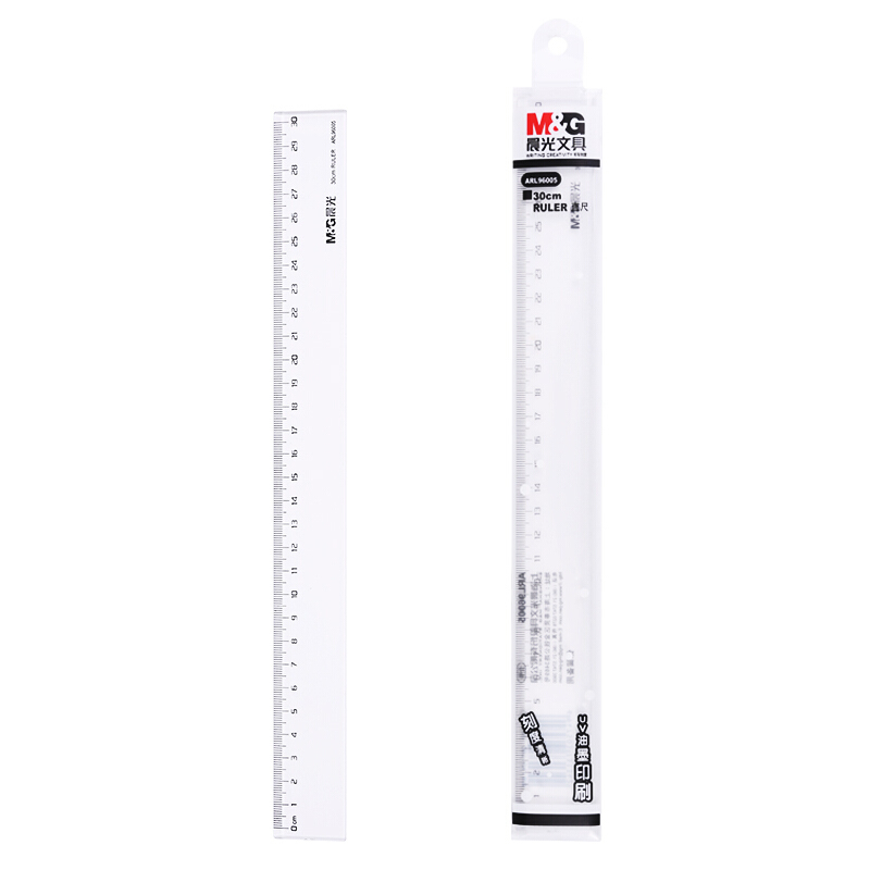 [晨光] 直尺 ARL96005 塑料 30cm 透明 1把